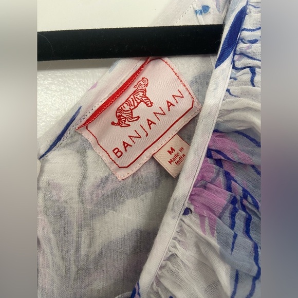 Banjanan Gladys Maxi Dress in Jubilee Blue & White Size Medium - Picture 7 of 7